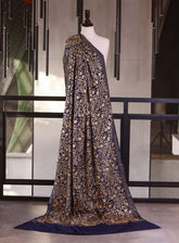 Royal Fashion Embroidered Woolen Shawls - RF25SH 046A020 Blue